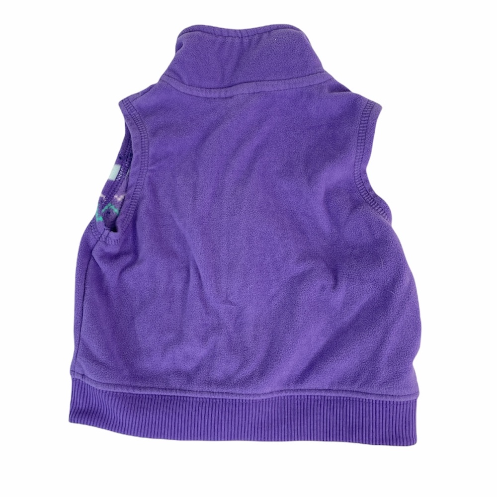 Carter’s Fleece Vest, Purple, 6 Months - Picture 2 of 5
